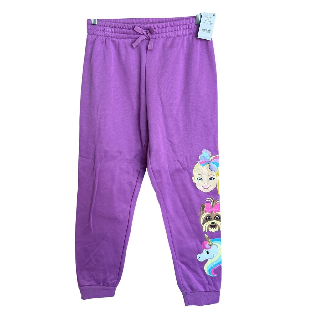 Jojo Siwa Purple Sweat Pants Sweatpants Kids XL 14 16 NWT